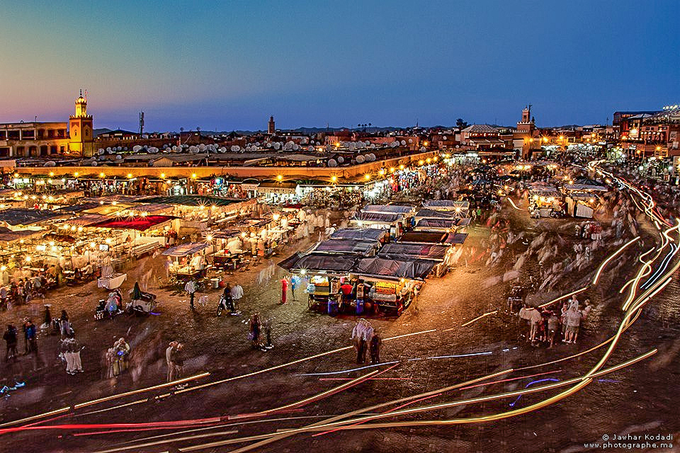 Place Jamaa el Fna à Marrakech